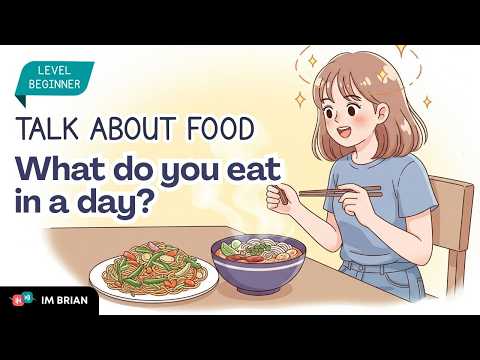 Talk About Food and Eating Habits in English | Easy English Conversation for Beginners