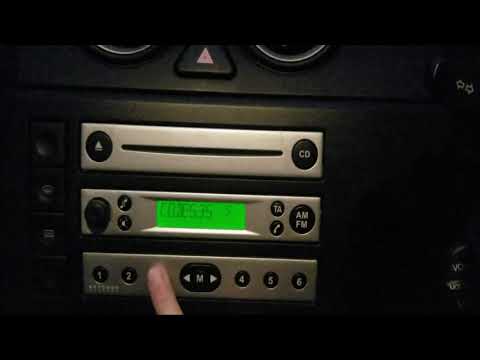 HOW TO UNLOCK FORD FIESTA RADIO CODE 4500. A simply way to unlock your radio.