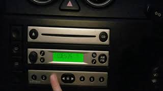 HOW TO UNLOCK FORD FIESTA RADIO CODE 4500. A simply way to unlock your radio.