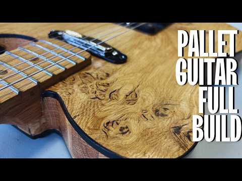 I built ANOTHER guitar ENTIRELY FROM A SINGLE PALLET!