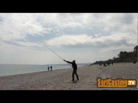 Lorenzo D'Amico LANCIA con CANNA da PESCA A SURFCASTING Maver Elite 190: GUARDA E COMMENTA IL LANCIO
