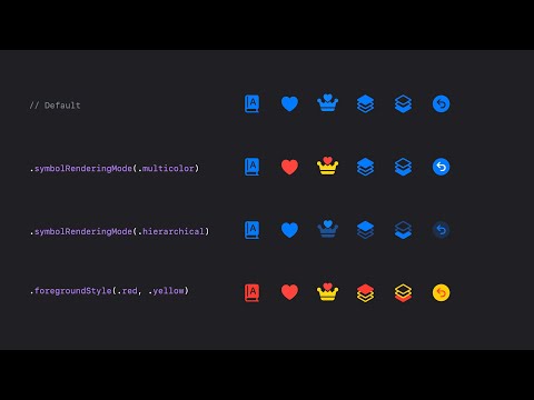 WWDC21: SF Symbols in SwiftUI | Apple