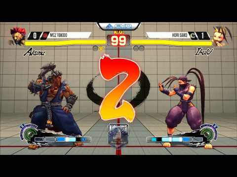 Tokido (Akuma) vs Sako (Ibuki) - EVO 2015 USF4 - 720p/60fps