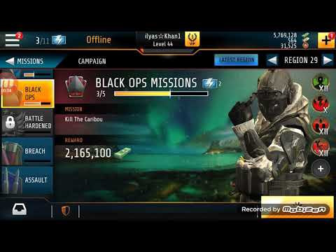 Kill Shot Bravo Region 29=4 Black Ops Mission Complete