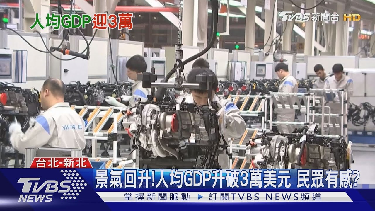 2021年台灣人均GDP破3萬美元 但您有感嗎?