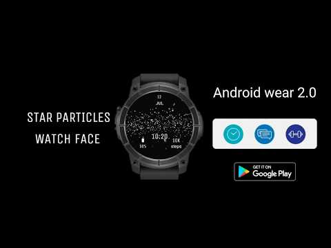 Star Particles watch face for  video