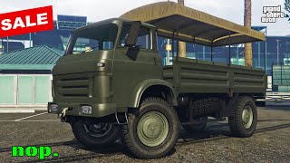 WATCH BEFORE YOU BUY!!! Vetir Review | SALE | GTA Online | Military Transport Vehicle | NEW!