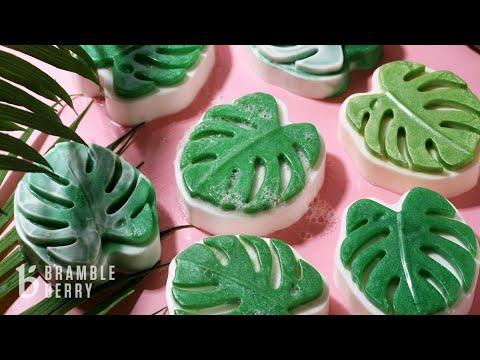 Monstera Leaf Soap Project