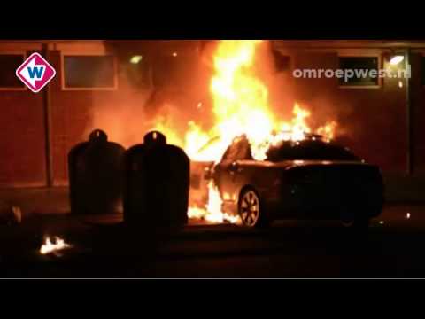 Audi brandt uit voor flat Telderstraat Gouda