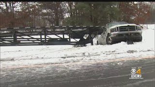 Icy Roads Cause Hundreds Of Crashes In Massachusetts