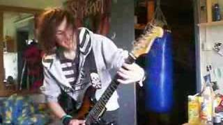 Strapping Young Lad - Force Fed on guitar, v. 2.0