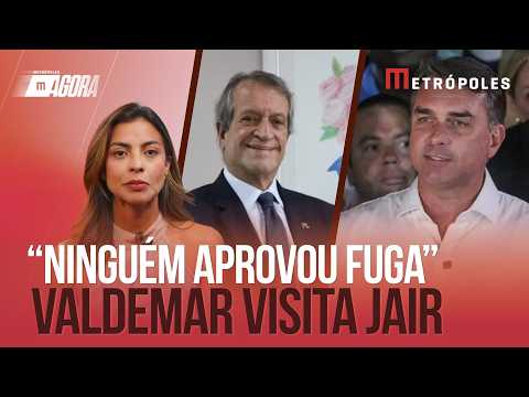 Valdemar visita Jair Bolsonaro e critica carta de Flávio e diz que 