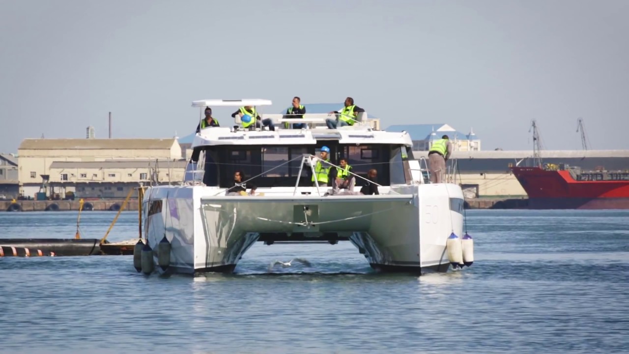 The Leopard 50 is Splashed and Christened