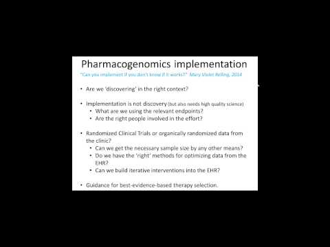 Balancing discovery and implementation in eMERGE (Summary) - Howard McCleod