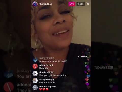 T-Boz of TLC Chats Live on Instagram March 14, 2019 | TLC-Army.com