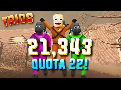 First Ever QUOTA 22 TRIO! Lethal Company