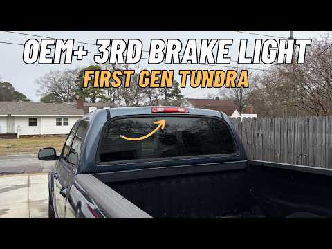 Upgrading the 3rd Brake Light on my 2006 Tundra