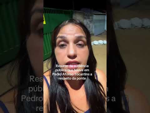 Pedro Afonso Tocantins audiência pública