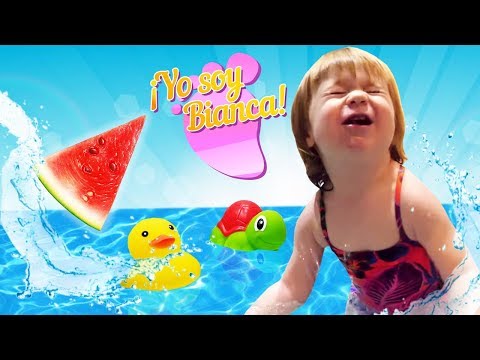 ¡Yo soy Bianca! Bianca aprende a nadar. Canción para niños. Vídeo infantil.