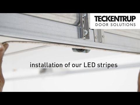 Teckentrup LED stripes - how to install the garage lighting?