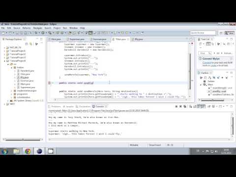 Programmieren Lernen für Anfänger - 19 - Vererbung 2: implements / Interface - Java Tutorial