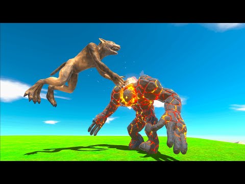 LAVA BOY VS FANTASY - Animal Revolt Battle Simulator
