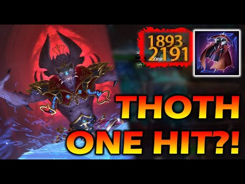 CRAZY THOTH BUILD THAT ONE HITS for SMITE SEASON 8