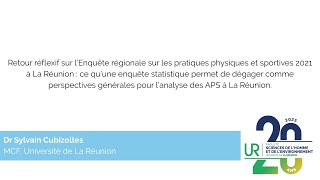 Retour réflexif sur l’Enquête régionale sur les pratiques physiques et sportives 2021