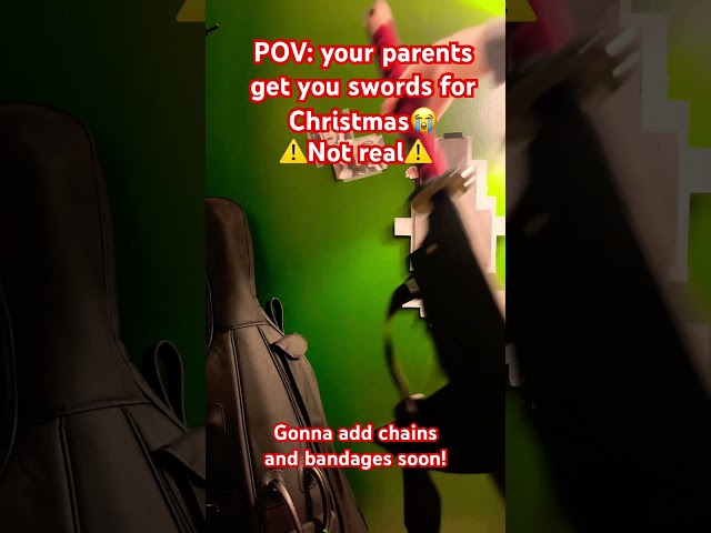 Vídeo relacionado con damdos Hallween Props - Espadas gemelas Kimetsu No Yaiba Tengen Uzui de 32 Pulgadas para Cosplay, Arma de Regalo de cumpleaños (Juegos de 2 Piezas)