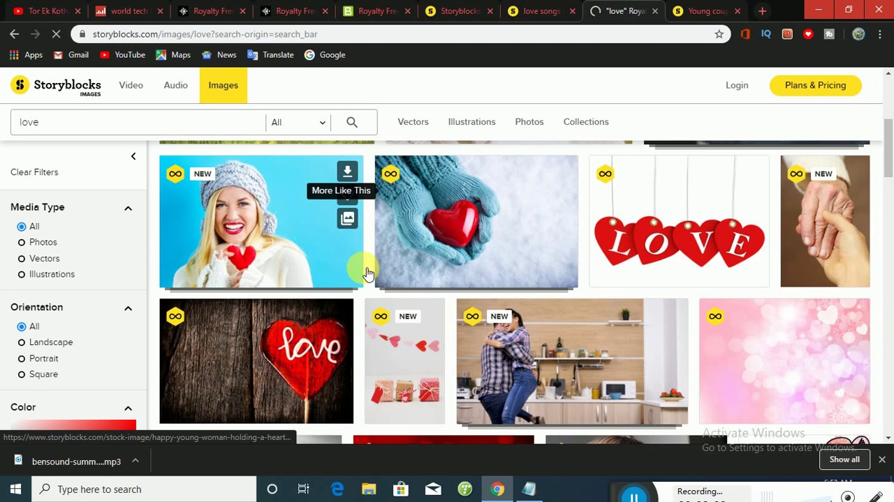 storyblocks No copyright music video images free download