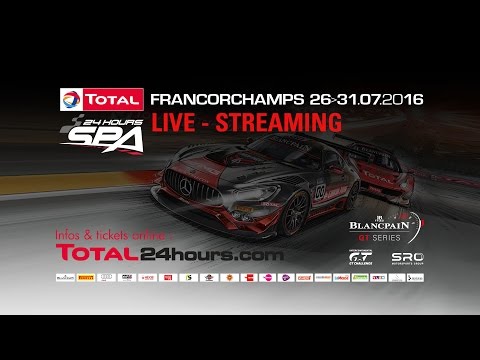 Total 24h of Spa 2016 - PART 1a - Start until 22:47 remaining hours remaining .