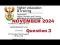 Mathematics N4 November 2024 Question Paper Memo Question 3