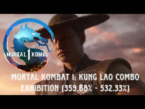 Mortal Kombat 1: Kung Lao Combo Exhibition (359.68% - 532.33%)