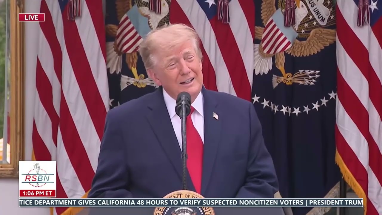 FULL EVENT: President Trump Speaks at Rose Garden Lunch for First Responders - 10/15/26