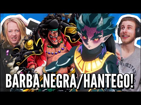JOVENS REAGEM A M4RKIM - BARBA NEGRA (one piece) e HANTENGU (kimetsu no yaba)