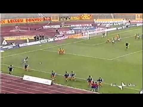 Serie A 2000-2001, day 04 Lecce - Napoli 1-1 (Fresi, Vugrinec)
