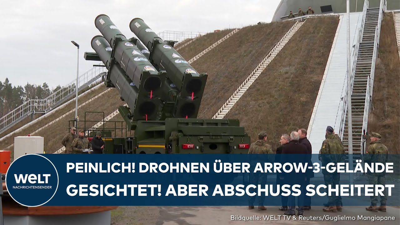 BUNDESWEHR-PANNE: Mysteriöse Drohnen über Arrow-3-Gelände gesichtet! Aber Abschuss scheitert