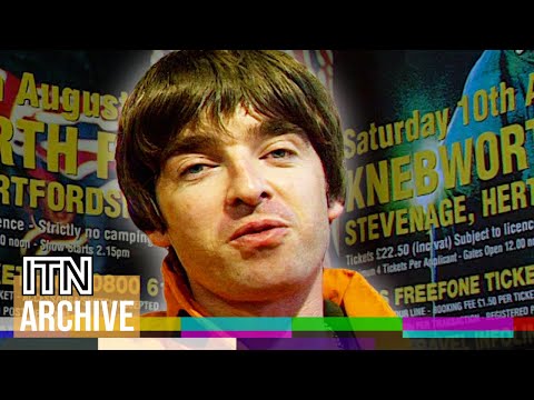 Oasis at Knebworth - Noel Gallagher Exclusive Behind the Scenes Interview (1996)