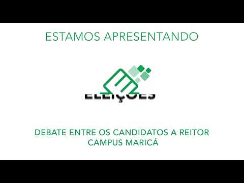 Debate entre os candidatos a reitor do IFFluminense - Campus Maricá