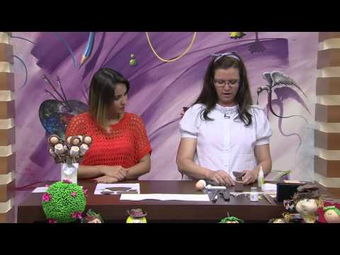 Mulher.com 21/10/2013 Janaina Lourenço - Buquê Santo Antonio Parte 1/2