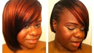 How To Apply Wig to get the Faux Side Shave Look~MsWabeauty