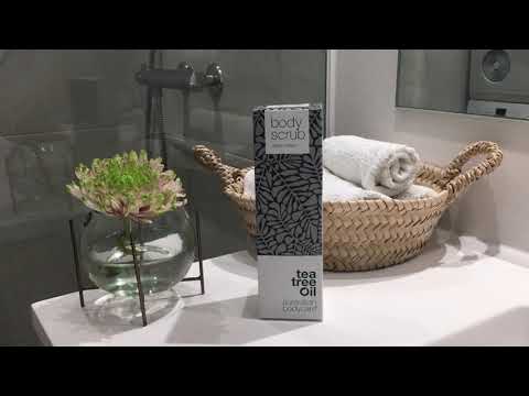 _label_product_video Australian Bodycare Tea Tree Oil tělový peeling 200ml