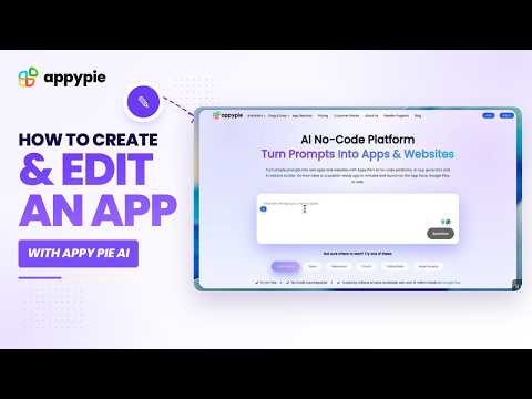 How to Create an App without any Coding - Appy Pies No-Code App Maker