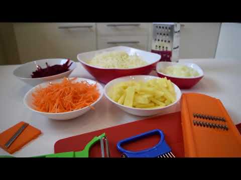 Миниатюра изображения товара Терка кухонная Мультидом Мини трио / МТ76-23