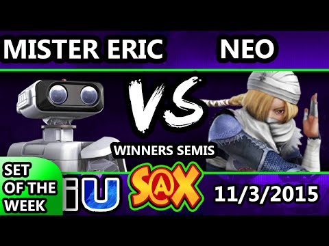 S@X 122 - Neo (Sheik) Vs. HE | Mister Eric (ROB) SSB4 Winners Semis - Smash Wii U - Smash 4