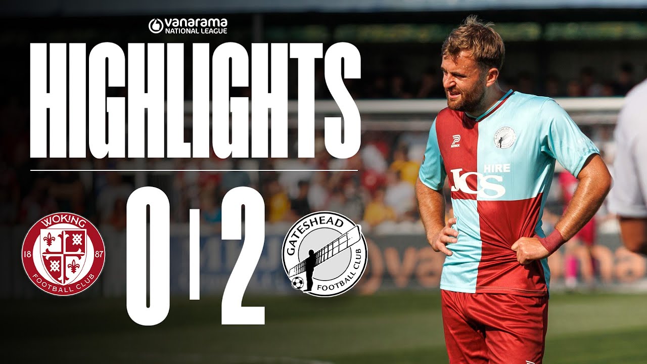 Heed’s win at Woking marred as Olley suffers serious injury | Woking 0-2 Gateshead | HIGHLIGHTS