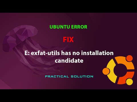 UBUNTU FIX: exfat-utils has no installation candidate