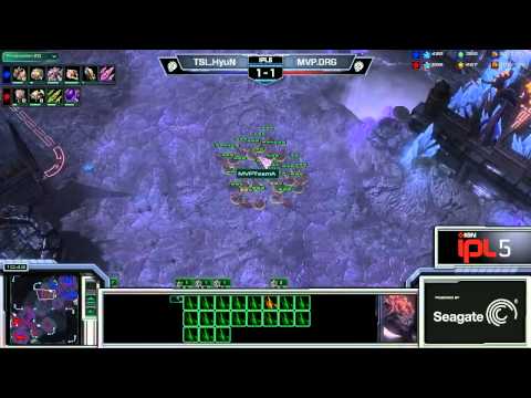 SC2 HyuN vs DRG ZvZ Game 3 IPL 5 Losers Round 6 Starcraft 2 Tournaments