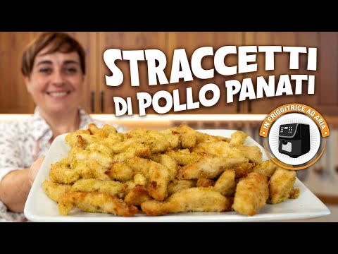 STRACCETTI DI POLLO PANATI IN FRIGGITRICE AD ARIA Ricetta Facile - Fatto in Casa da Benedetta