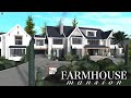 Giant Farmhouse Mansion Bloxburg Speedbuild